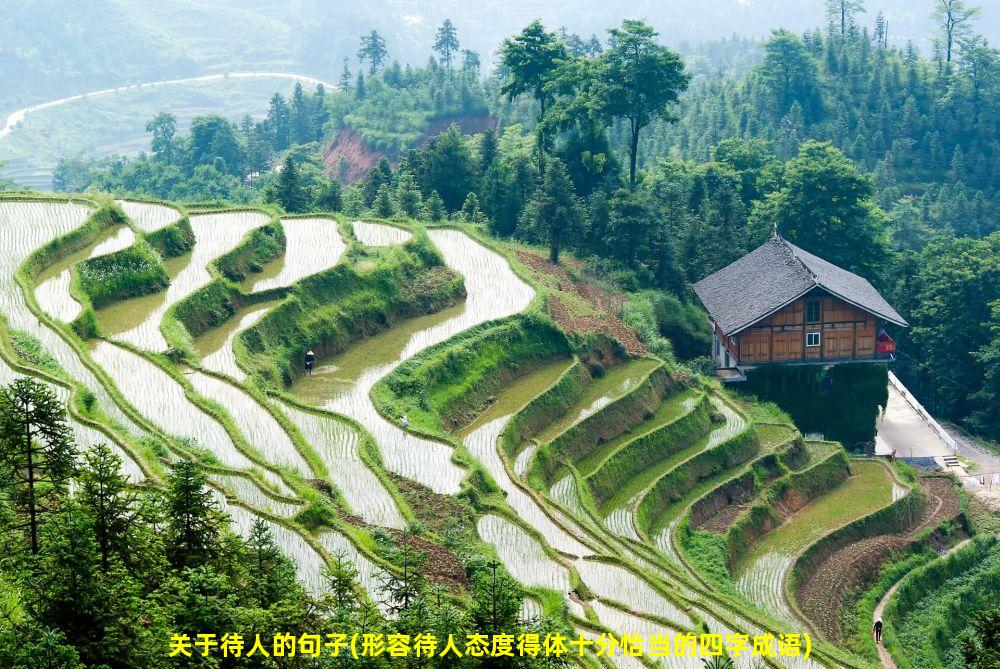 关于待人的句子(形容待人态度得体十分恰当的四字成语)